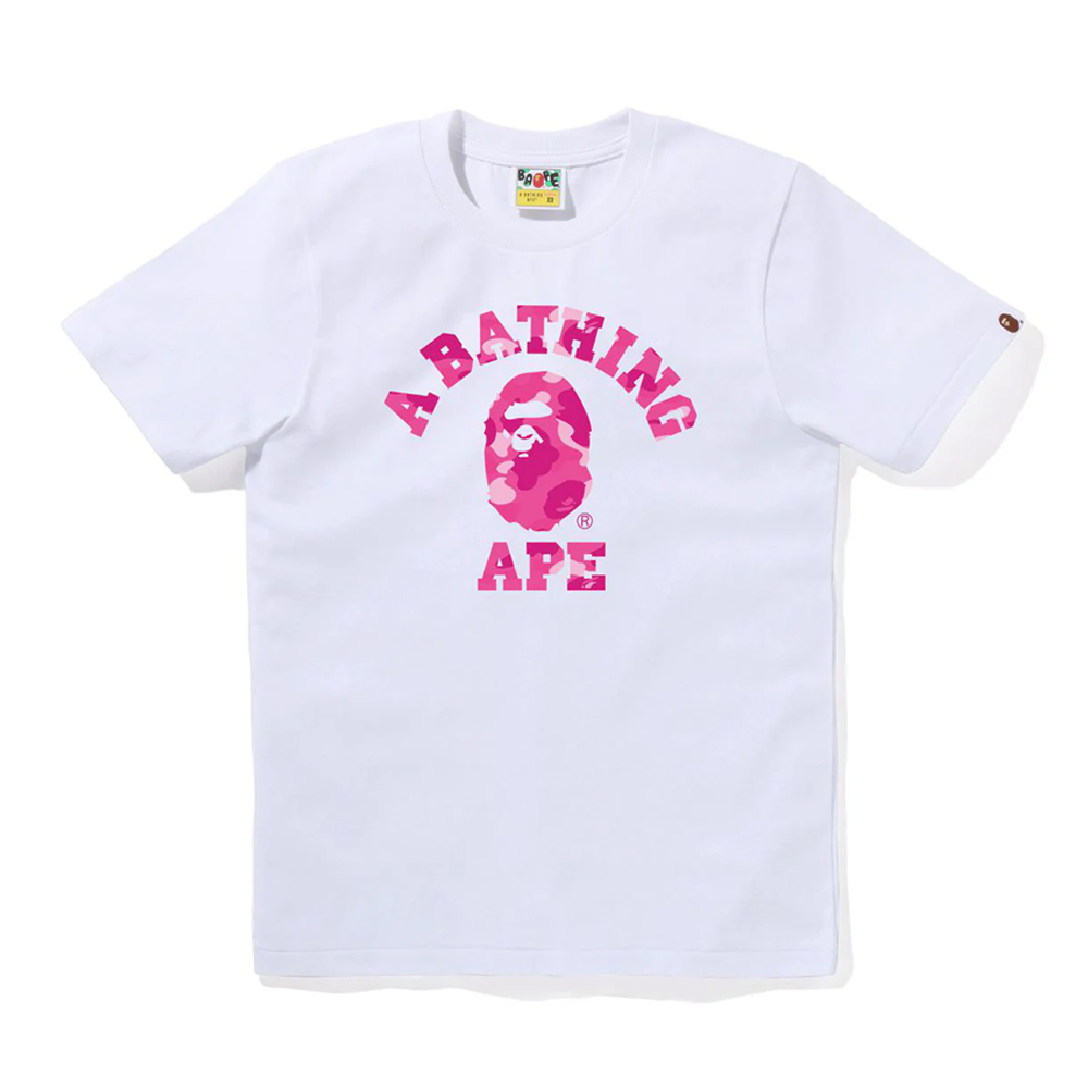 베이프 우먼즈 반팔티 COLOR CAMO COLLEGE TEE 1L80-210-016 - 상세 이미지 4