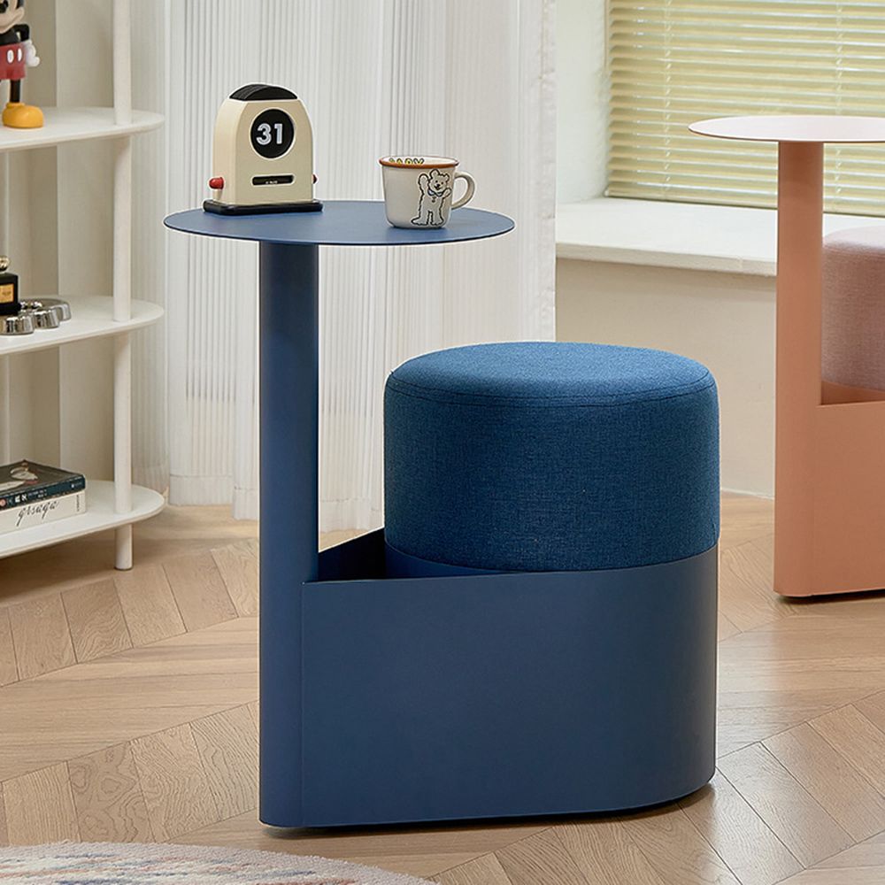 다용도 테이블 사이드 침대 원형 협탁 79cm