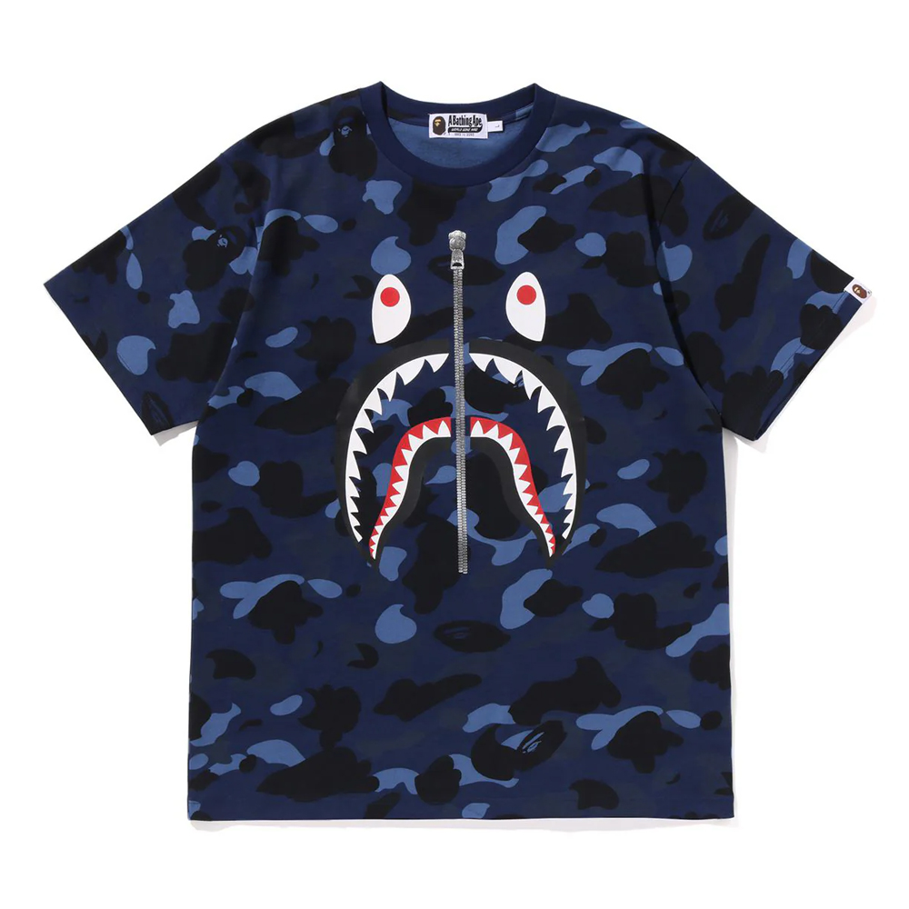 베이프 반팔티 COLOR CAMO SHARK TEE 1L80-109-017 - 상품 이미지