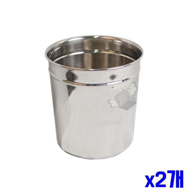 좋은 x2개 내구성 17.5x16cm 스텐소스통 소스통 - 상품 이미지