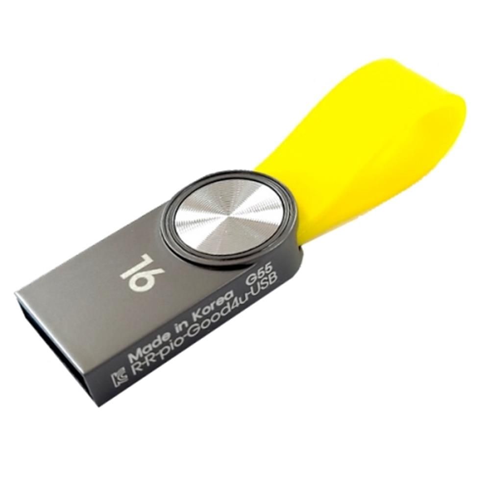 USB저장장치 G55 16GB USB2.0 메모리 메탈 작은 - 상품 이미지