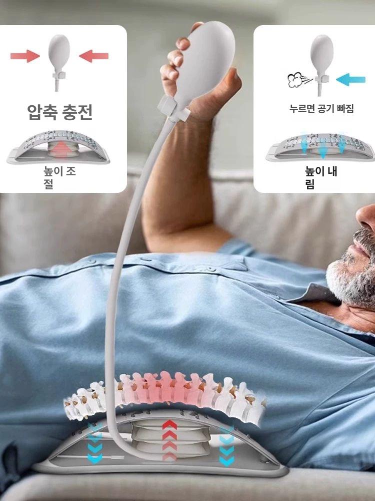 솔비에 등지압패드 굽은등 척추 견갑골 스트레칭 자세교정 그레이 - 상세 이미지 3