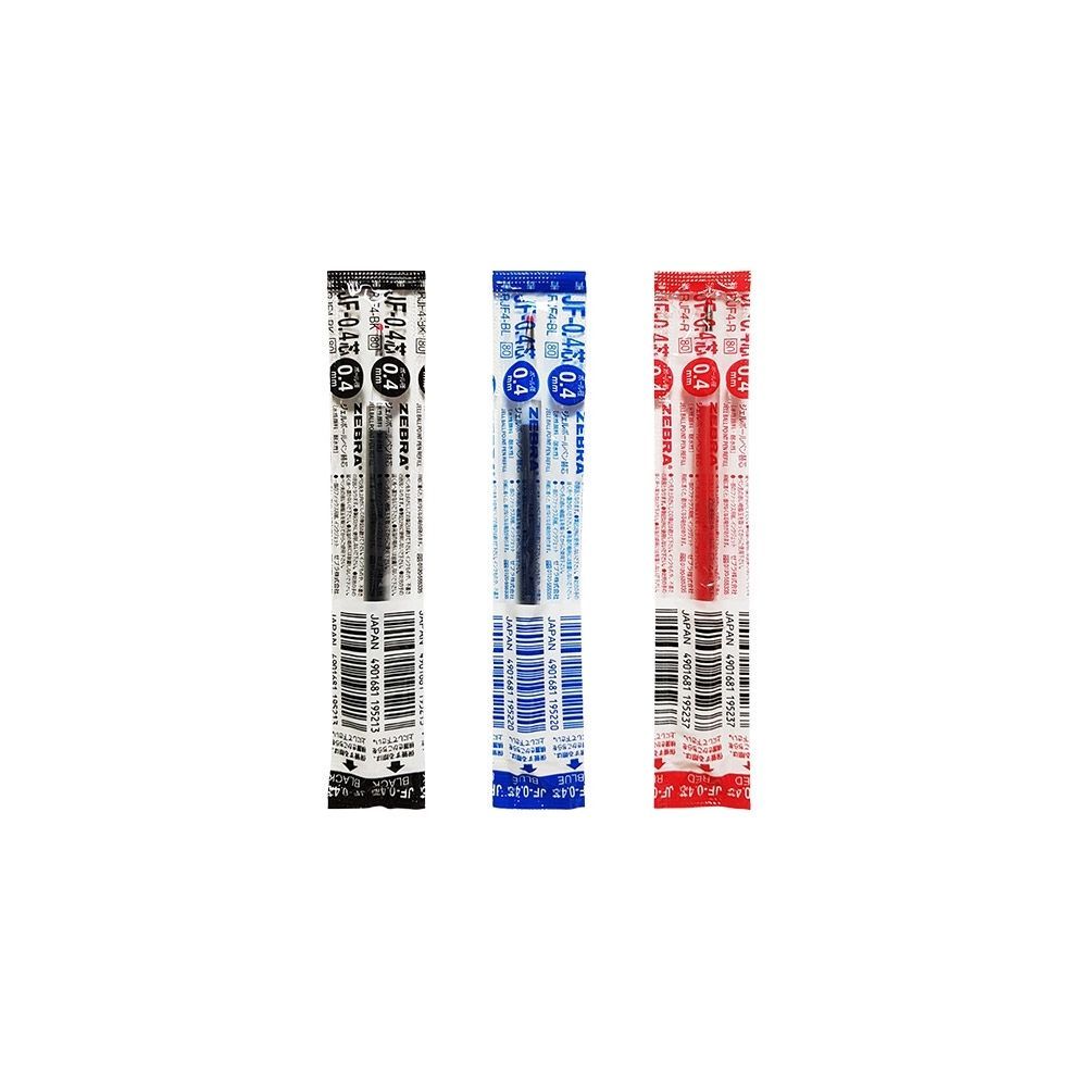 제브라 사라사 리필심 RJF4-BL 0.4mm 블루 10개입 - 상품 이미지