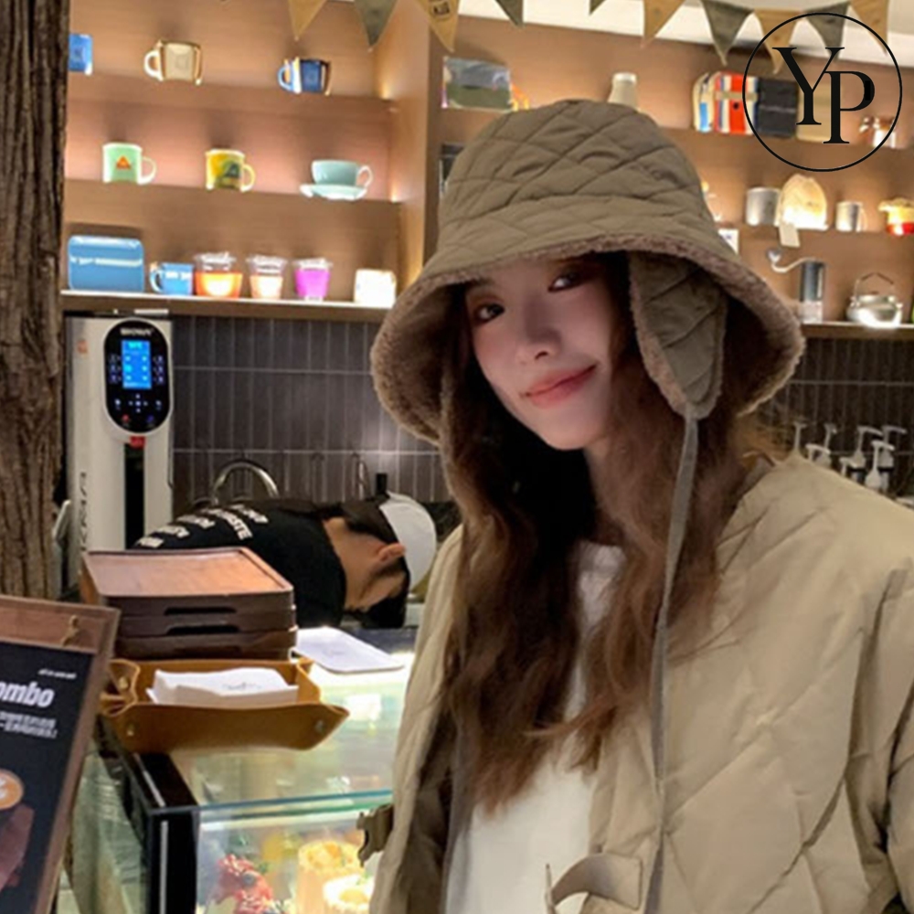 귀마개 패딩 모자 귀달이 뽀글이 트루퍼햇 기모 군밤 스키장 보드 벙거지 방한 겨울 패션 - 메인 이미지