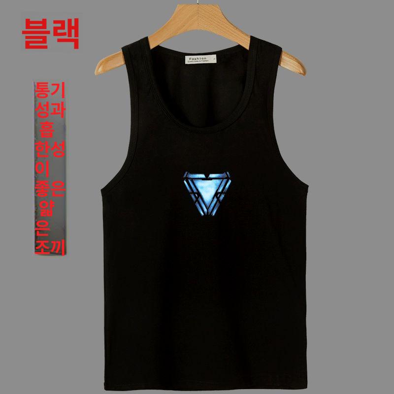 아이언맨 슬림 조끼 스프링슈트 다이빙조끼 철인슈트 발열조끼 흑색 야광 1세대 중앙 원 M 35.0-44.5kg - 상세 이미지 3