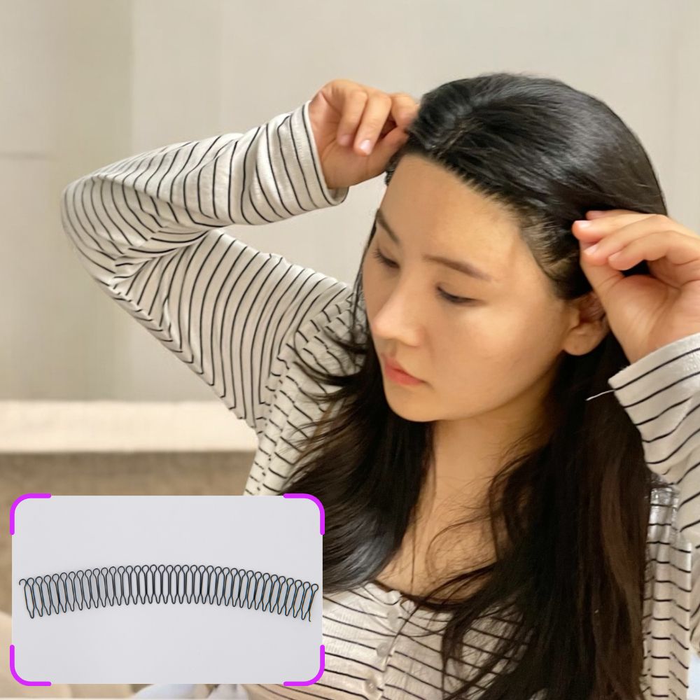 고정핀 머리고정핀 잔머리정리핀 헤어고정핀 잔머리핀 - 상품 이미지