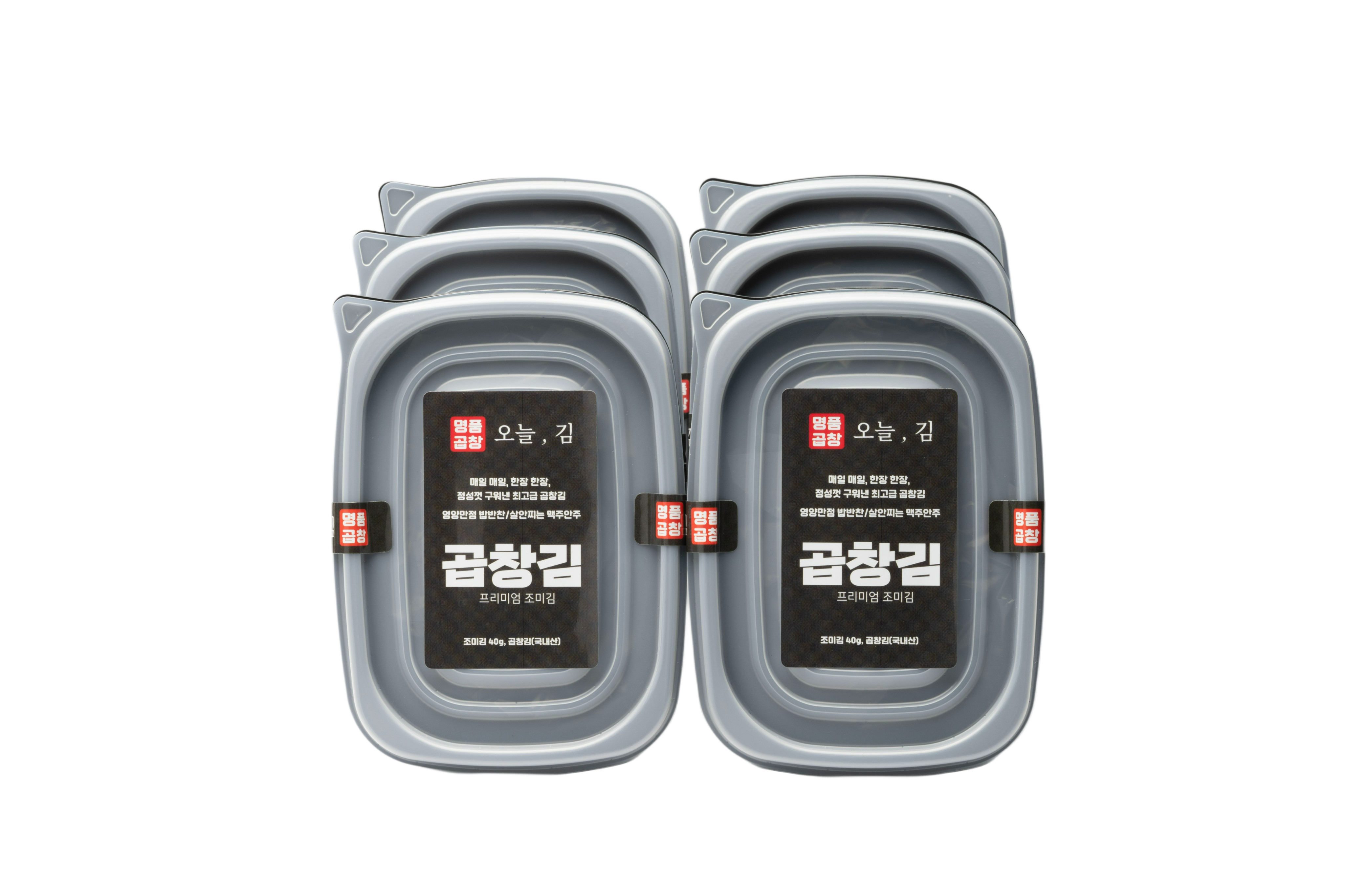 오늘곱창김 주문즉시 구워내는 프리미엄 조미김 60장 6팩 - 상세 이미지 4