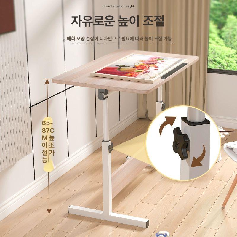 드로잉테이블 높낮이 조절 스탠딩 접이식 미술 받침대 우드그레인 60x40 15mm - 상세 이미지 3