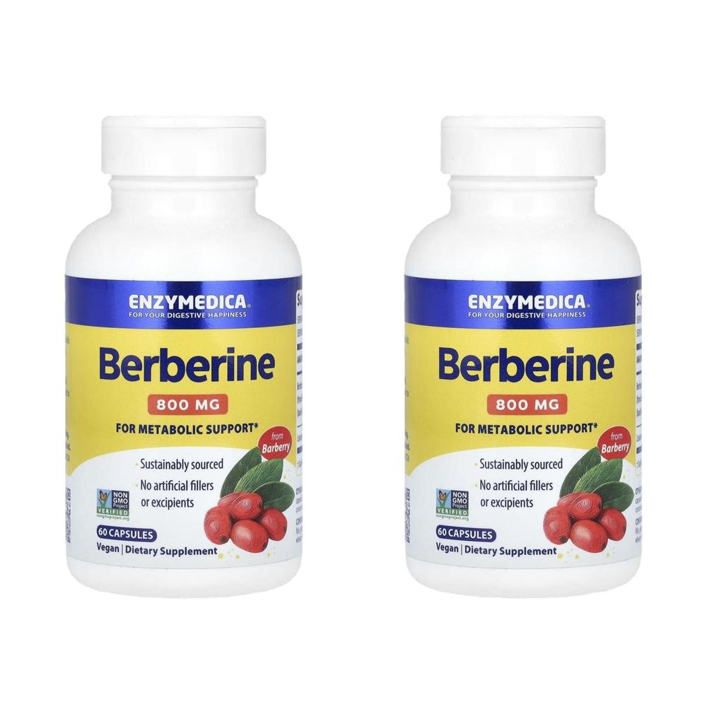Enzymedica 베르베린 Berberine 60정 (2통) - 상품 이미지
