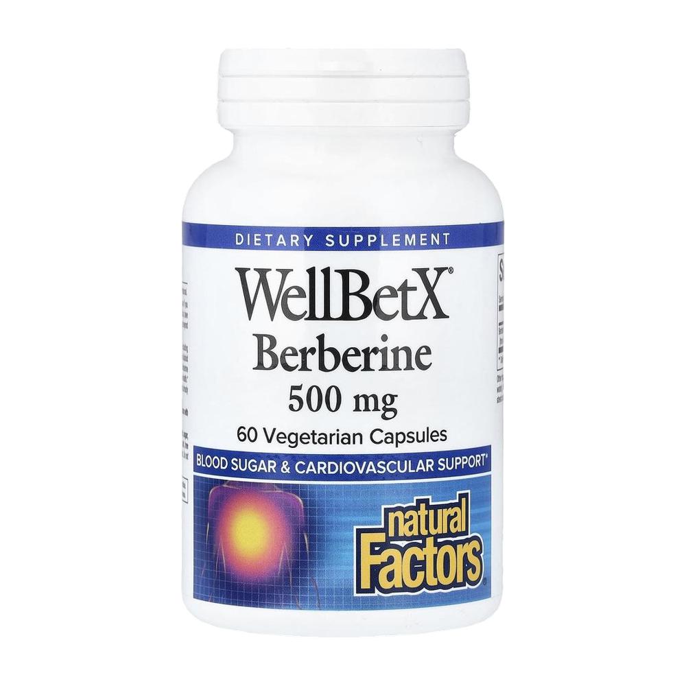 네츄럴팩터 WellBetX 베르베린 500mg Berberine 60정 - 상품 이미지
