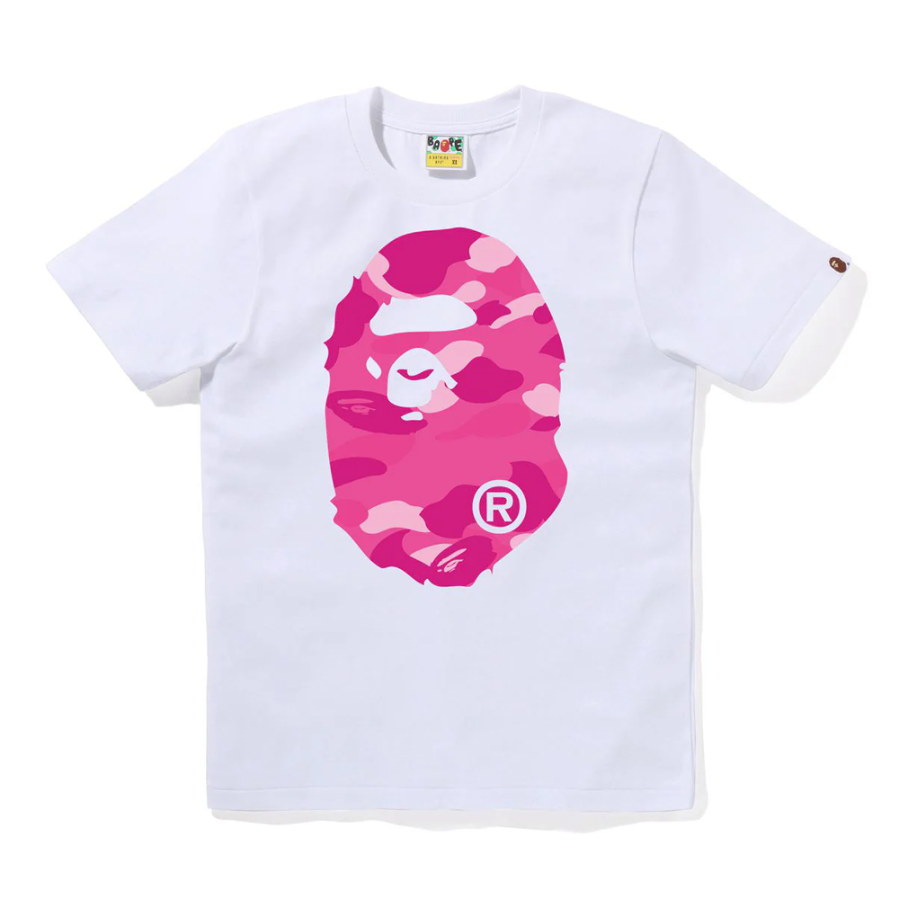 베이프 우먼즈 반팔티 COLOR CAMO BIG APE HEAD TEE 1L80-210-017 - 상세 이미지 4