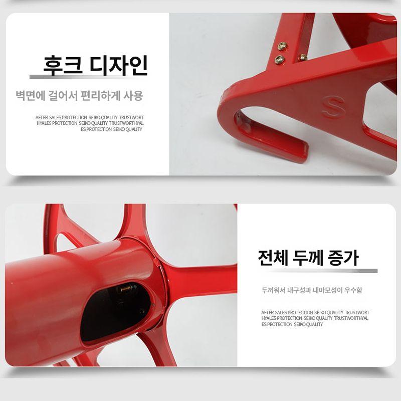 농약 호스 릴 고압 정리대 분무기 정리기 권치기 레드 200m 롤러 3m연결관 - 상세 이미지 4
