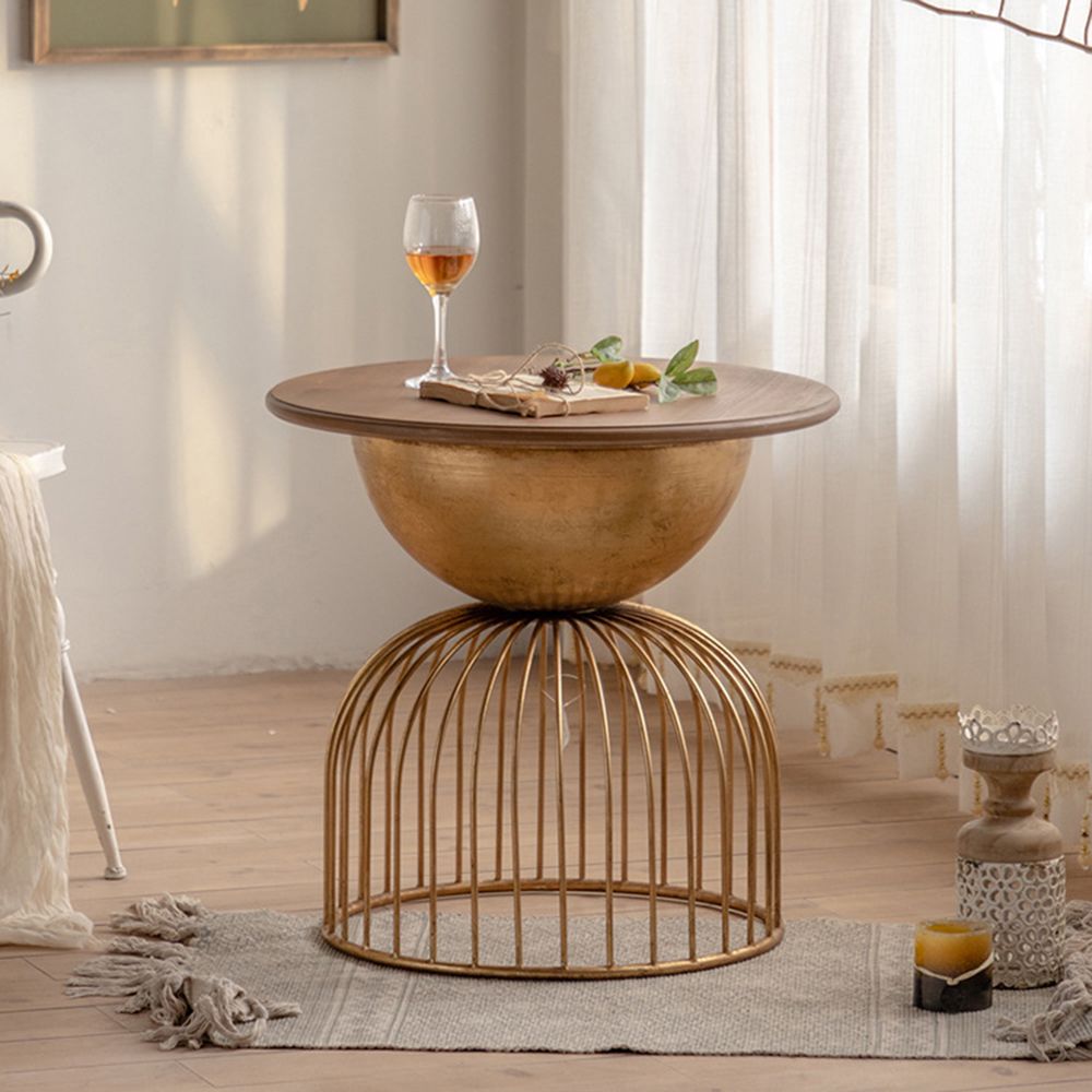 테이블 B 삼나무 엔틱 2 원형