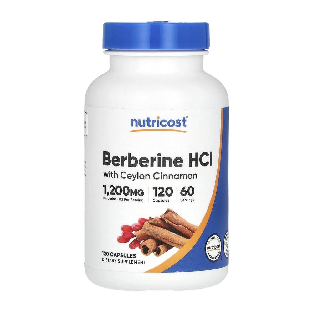 뉴트리코스트 베르베린 HCl 실론 시나몬 Berberine 120정 - 상품 이미지