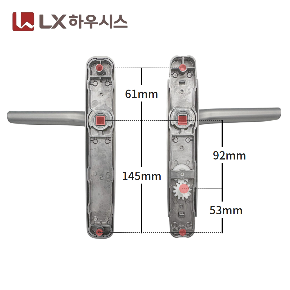 LG LX 지인 엘지 하우시스 항균 터닝도어 손잡이 다용도실 세탁실 주방베란다 핸들 좌측