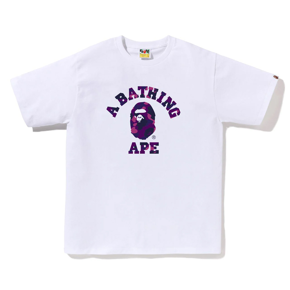 베이프 반팔티 COLOR CAMO COLLEGE TEE 1L80-110-016 - 상세 이미지 4