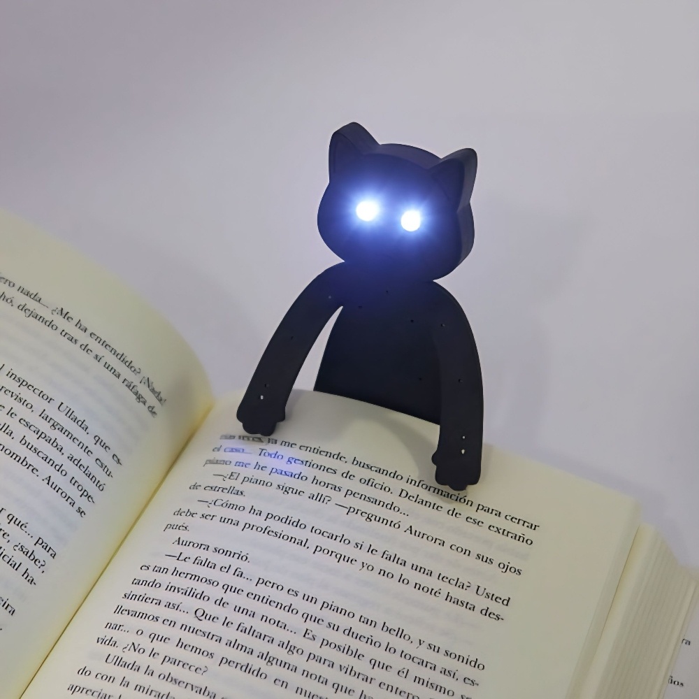 Balvi 고양이 북라이트 미니 독서등 LED 독서등 - 상품 이미지