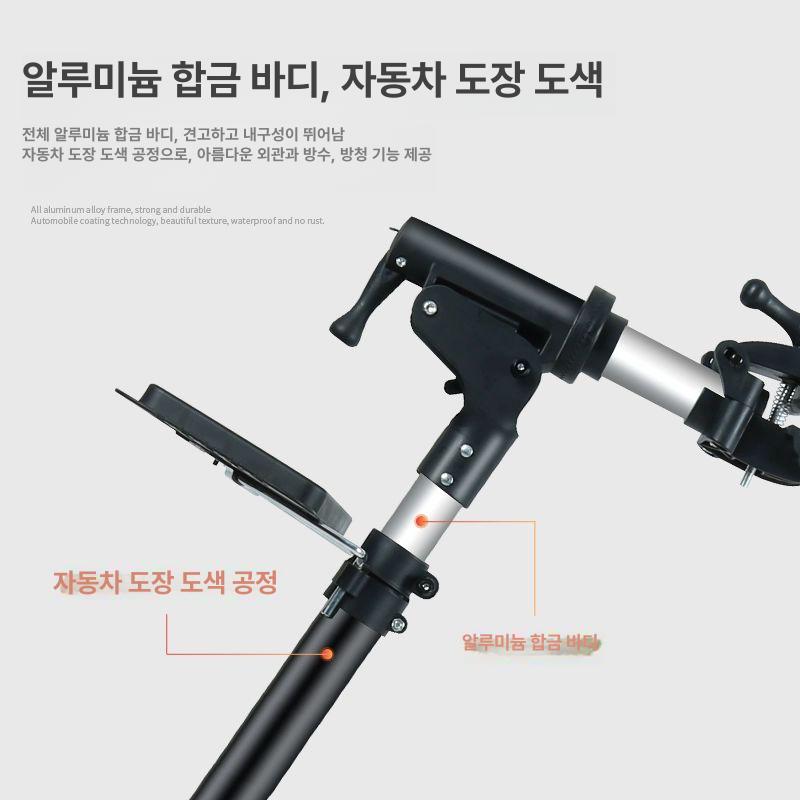 자전거 거치대 수직 보관 주차 정비대 전시대 진열대 휴대용형업그레이드스마트고정봉포함 - 상세 이미지 3