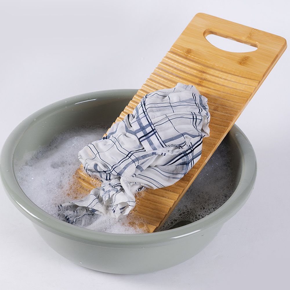 60x18cm 손빨래 대나무 빨래판 플랫 손세탁 - 상품 이미지
