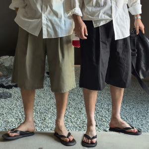 1+1 남자버뮤다팬츠 벌룬팬츠 남자6부반바지 착용 후기 | 사이즈/핏 총정리 - 상품 이미지 1