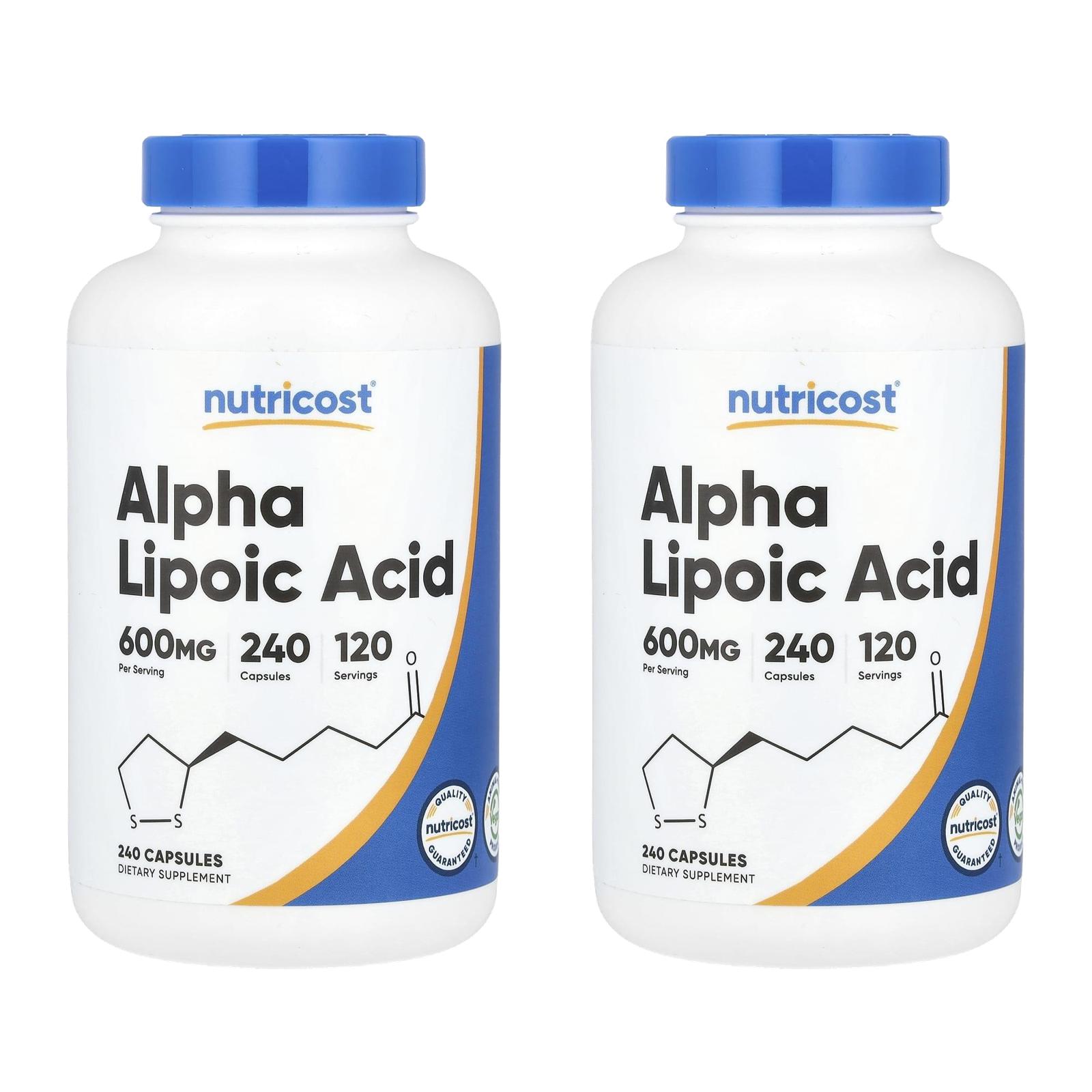 뉴트리코스트 알파리포산 600mg ALA 240정 (2개) - 상품 이미지