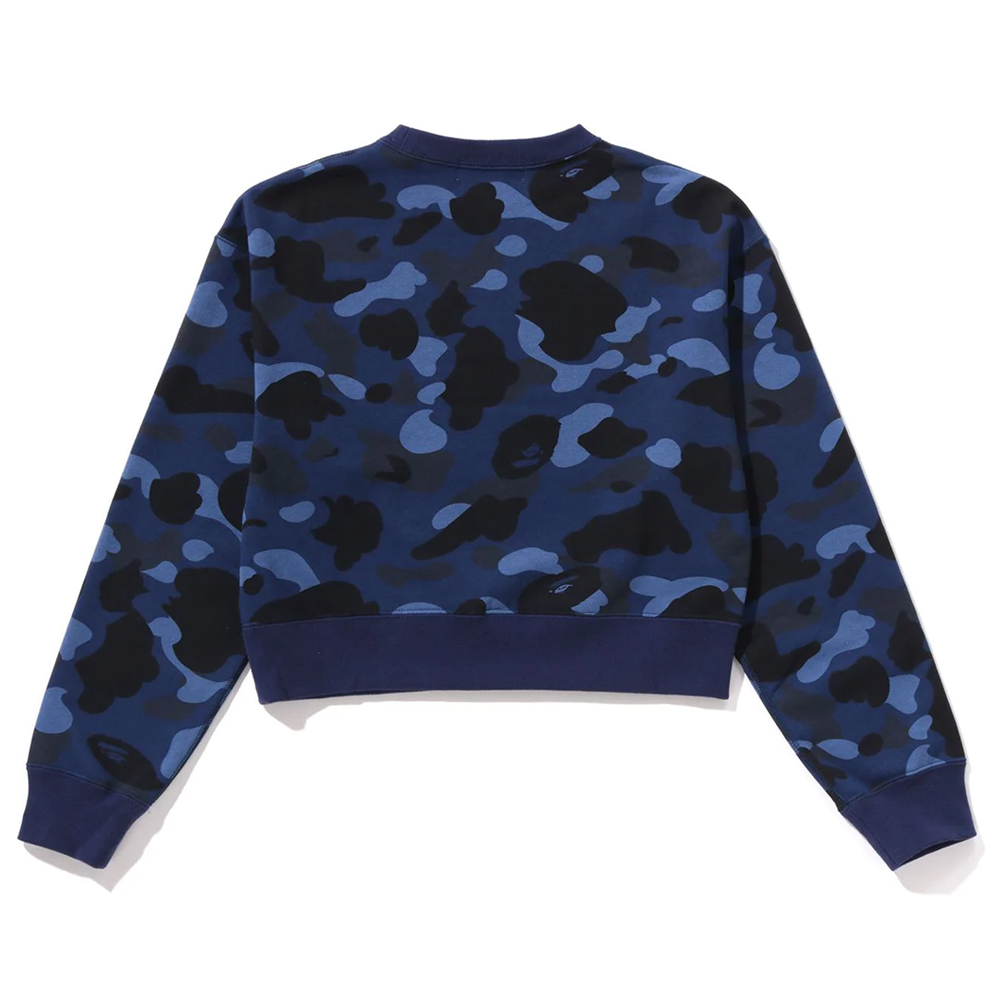 베이프 우먼즈 긴팔티 COLOR CAMO CROPPED CREWNECK SWEATSHIRT 1L80-213-002 - 상세 이미지 2
