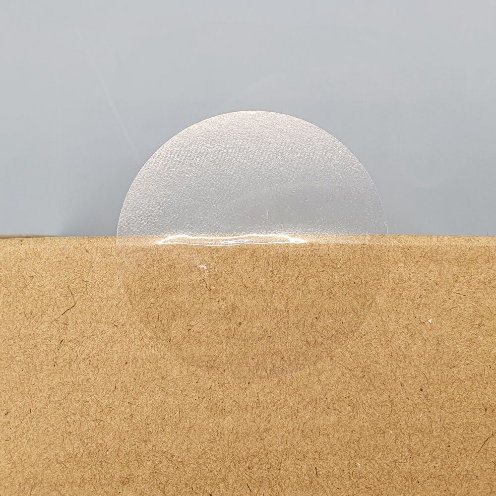 투명 원형 씰링 스티커 50mm - 메인 이미지