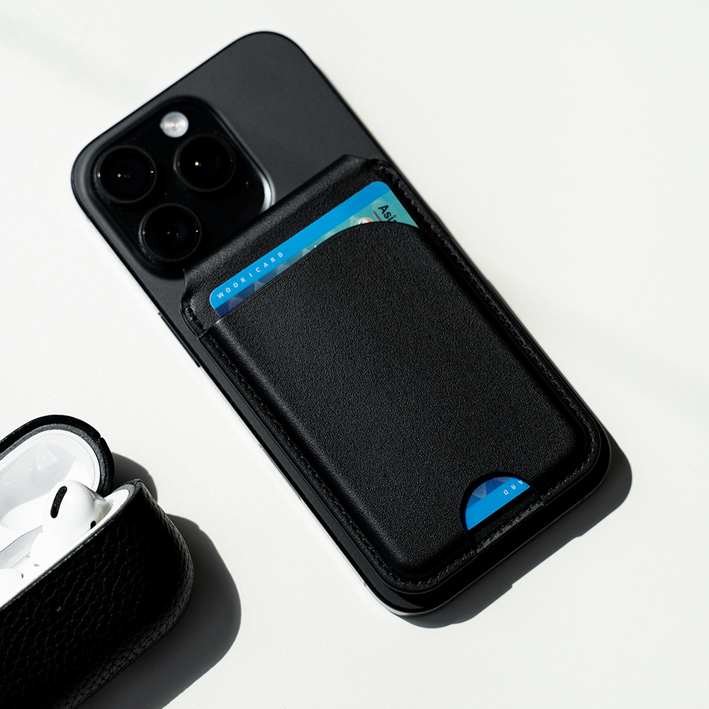 아이폰 맥세이프 카드지갑 가죽 케이스 거치대 스탠드 3장 4장 수납 호환