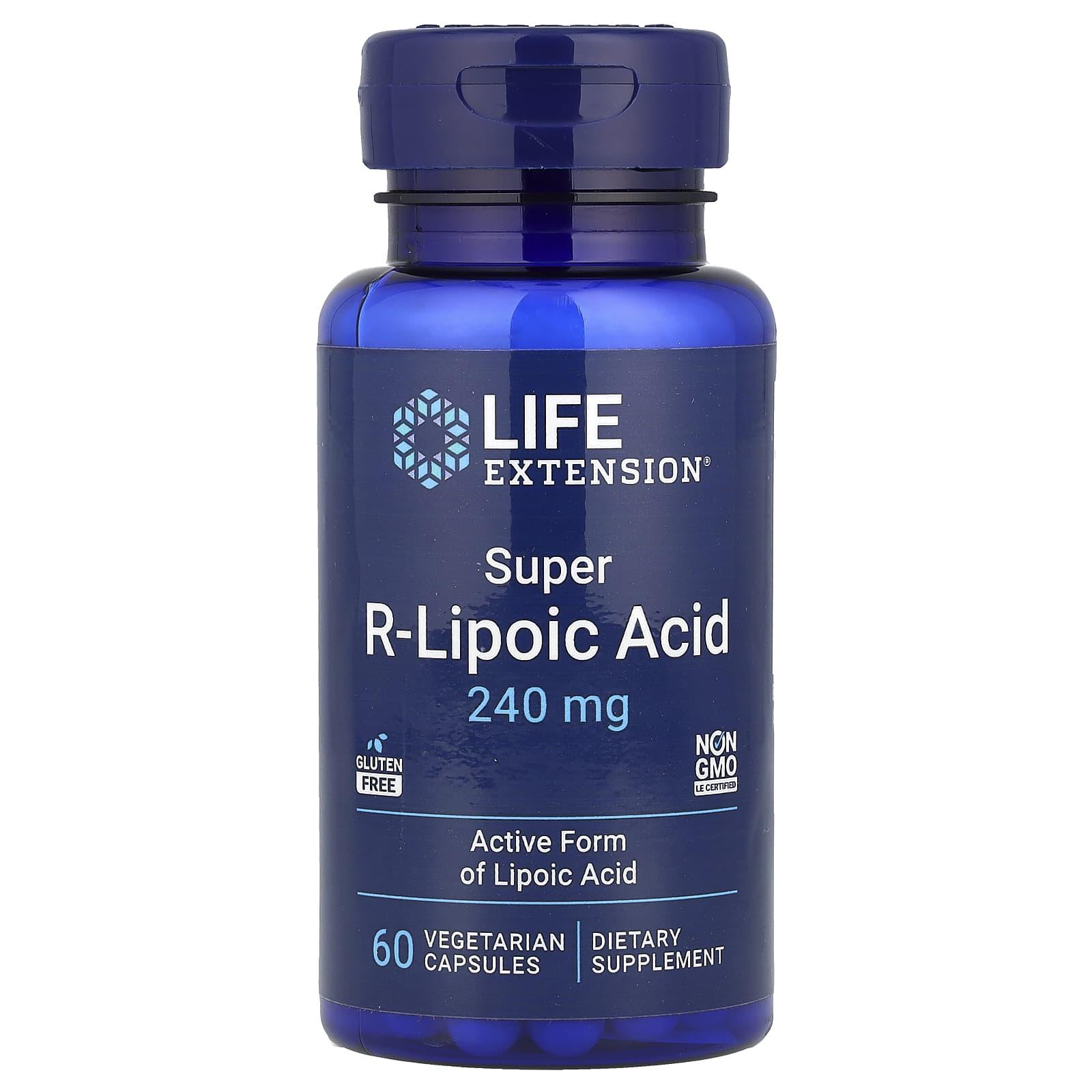 라이프익스텐션 알리포산 240mg ALA 60정 - 상품 이미지