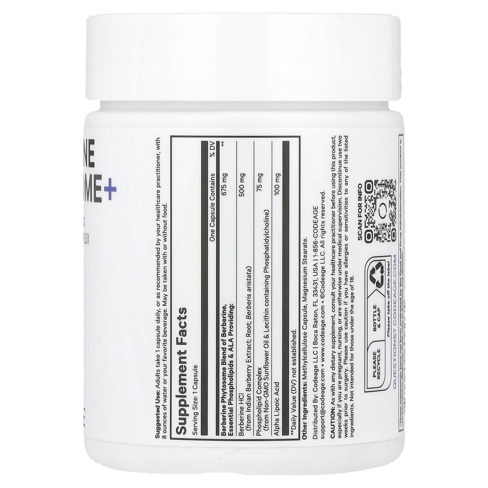 코드에이지 베르베린 파이토솜+ Berberine 60정 (2통) - 상세 이미지 3