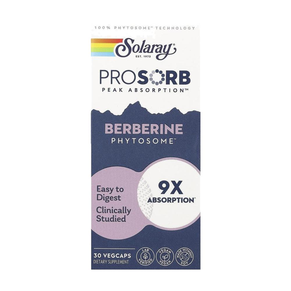 솔라레이 베르베린 Phytosome Berberine 30정 - 상품 이미지