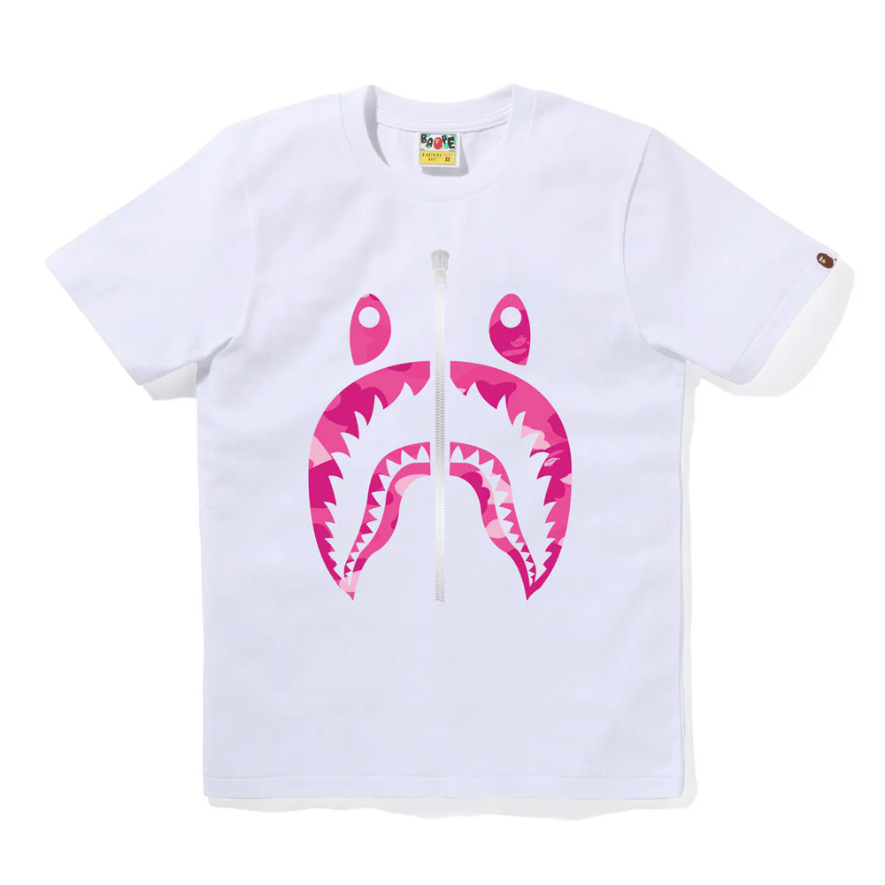 베이프 우먼즈 반팔티 COLOR CAMO SHARK TEE 1L80-210-062 - 상세 이미지 4