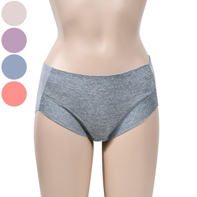 여성 햄라인 임파선 맥시 삼각팬티 편안한 부분이 90(S)-그레이 - 상품 이미지
