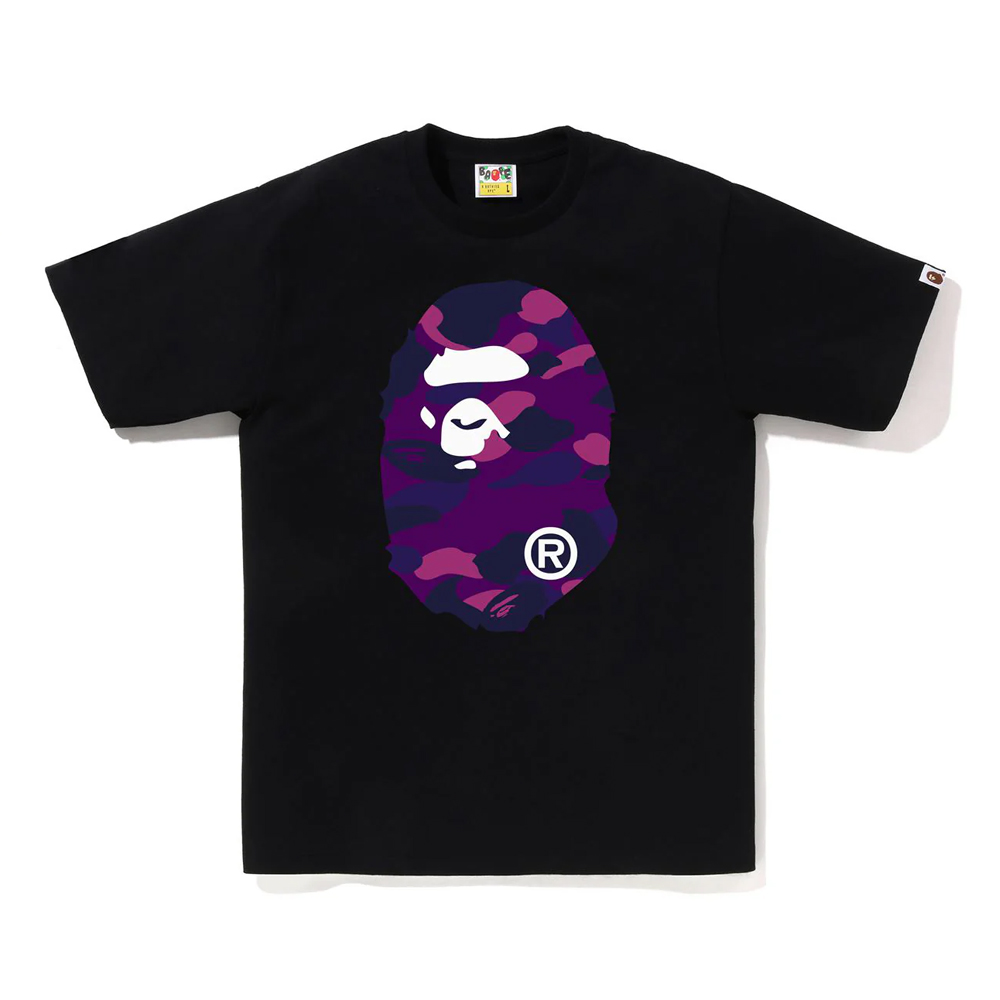 베이프 반팔티 COLOR CAMO BIG APE HEAD TEE 1L80-110-017 - 상세 이미지 3