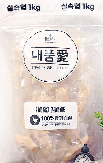 내품애 실속형 1kg 강아지 대용량 간식 100%닭가슴살 실속형간식 - 상세 이미지 2