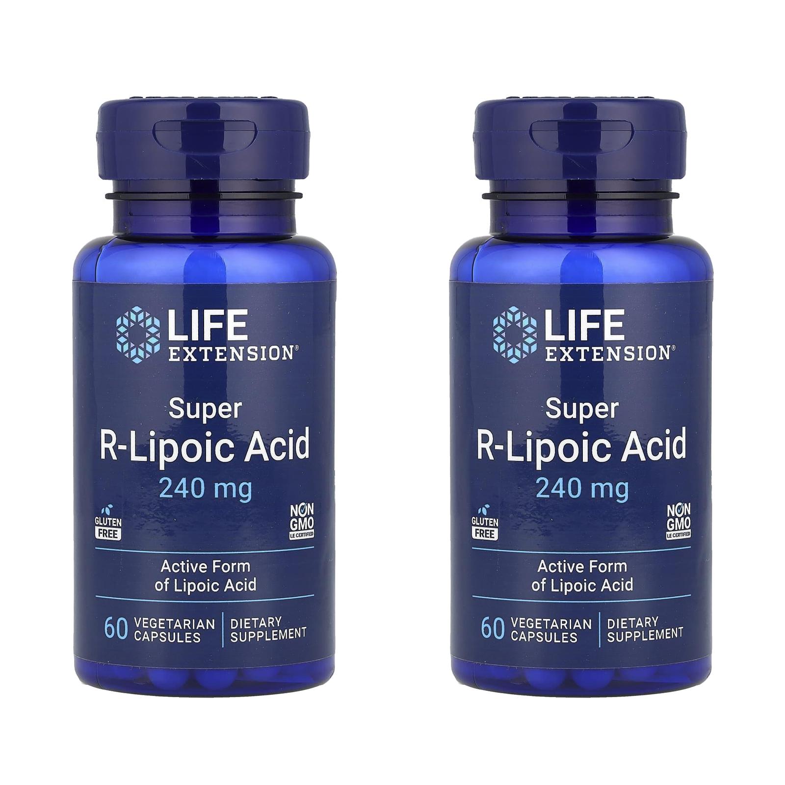 라이프익스텐션 알리포산 240mg ALA 60정 (2개) - 상품 이미지