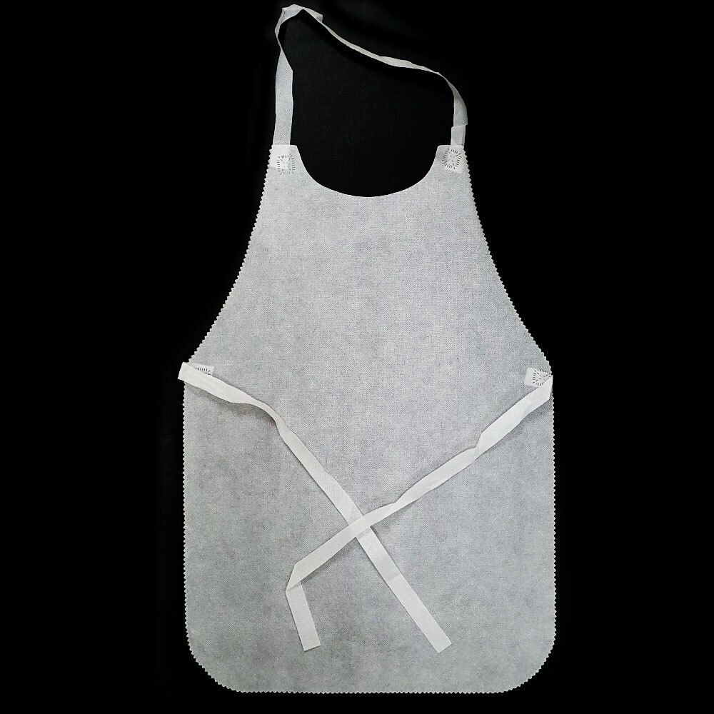 식당앞치마 음식점 손님용 부직포 앞치마 화이트