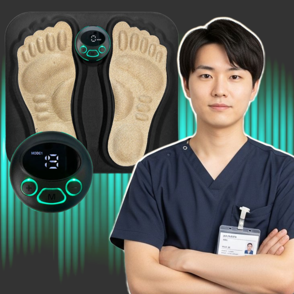 찌릿핏 발피로 해소기 족저근막 발 마사지기 무선 EMS 다리 저주파 종아리 지간종 하지불안 - 상품 이미지