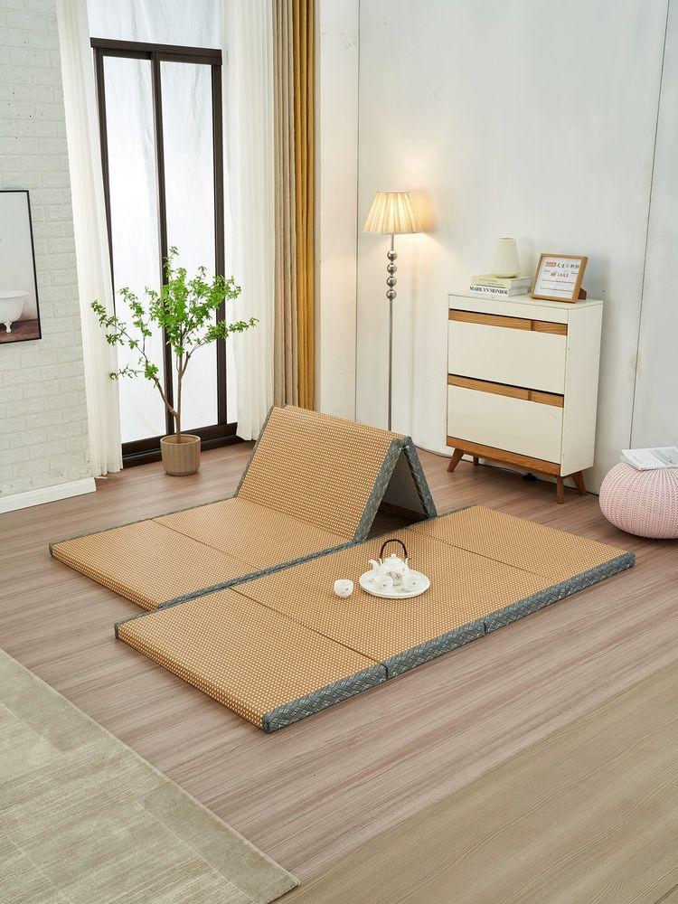 일본식 다다미 매트 주택 원목색 거실 사계절 대형 펜션 120x200 두께 5cm 4단 - 상세 이미지 3