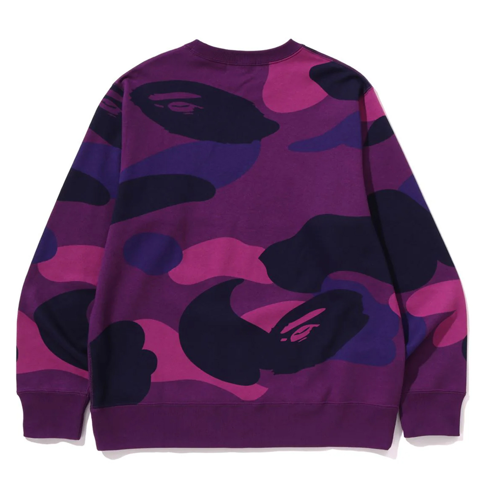 베이프 긴팔티 MEGA COLOR CAMO BIG APE HEAD CREWNECK SWEATSHIRT 1L80-113-010 - 상세 이미지 4