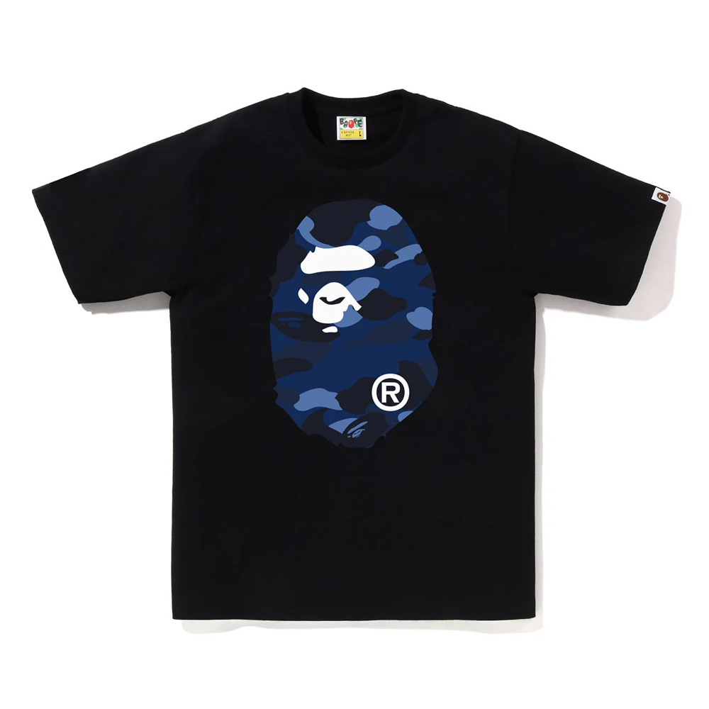 베이프 반팔티 COLOR CAMO BIG APE HEAD TEE 1L80-110-017 - 상품 이미지