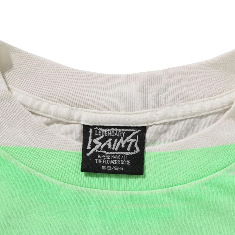 베이프 X SAINT MXXXXXX 반팔티 MAD FACE HANDPRINTING TEE 1L73-109-912 - 상세 이미지 3
