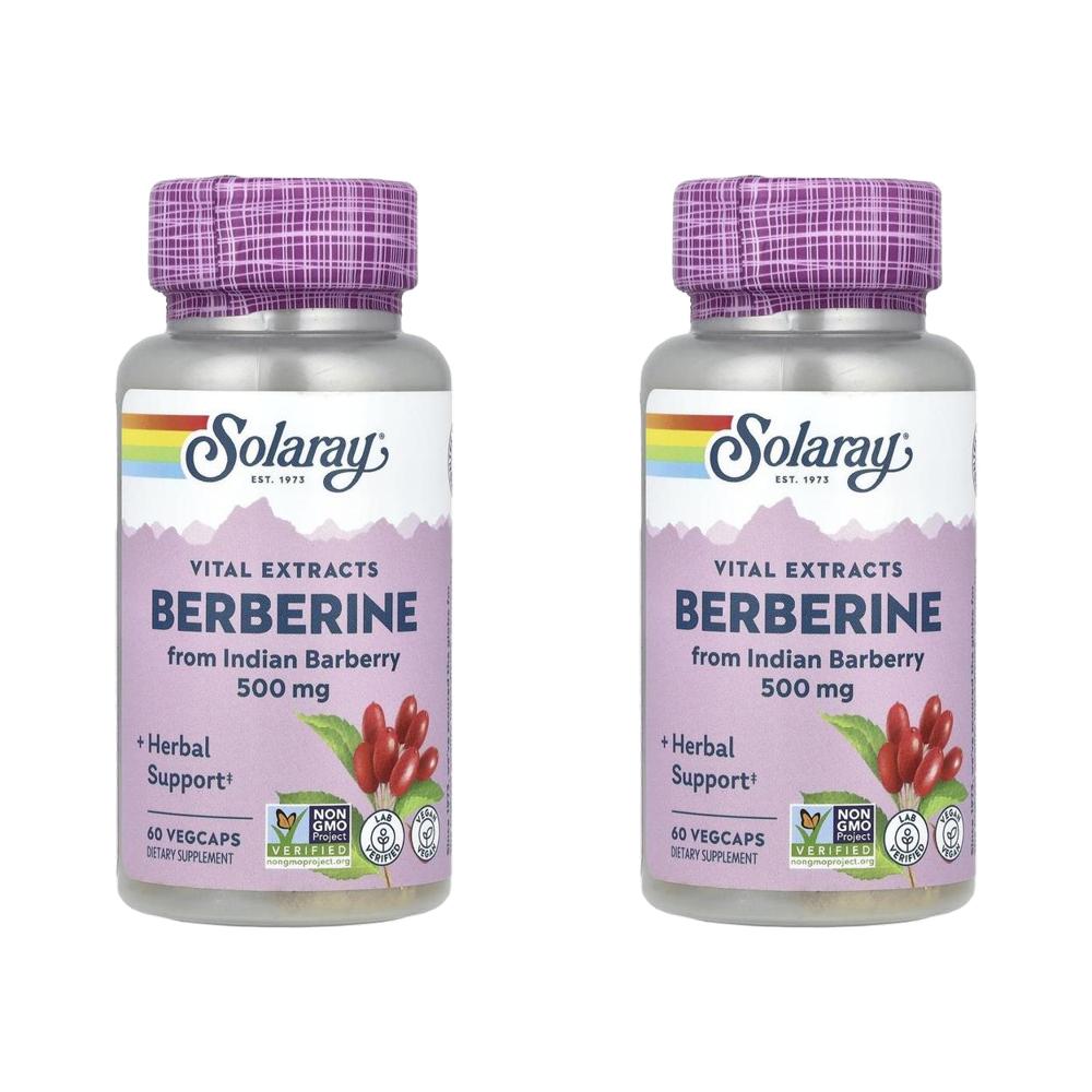 솔라레이 베르베린 500mg Berberine 60정 (2통) - 상품 이미지