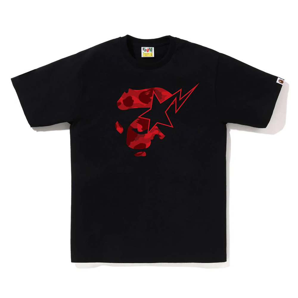 베이프 반팔티 COLOR CAMO APE FACE STA TEE 1L80-110-019 - 상세 이미지 2