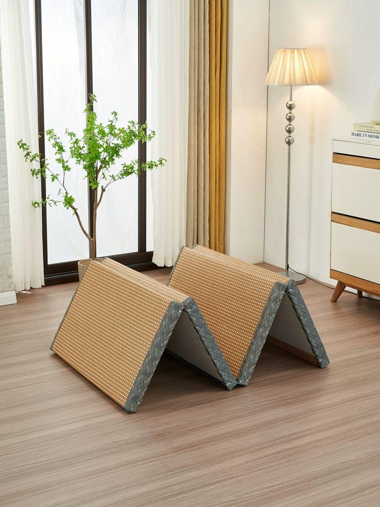 일본식 다다미 매트 주택 원목색 거실 사계절 대형 펜션 120x200 두께 5cm 4단 - 상세 이미지 4