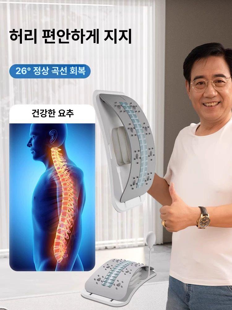 솔비에 등지압패드 굽은등 척추 견갑골 스트레칭 자세교정 그레이 - 상세 이미지 5