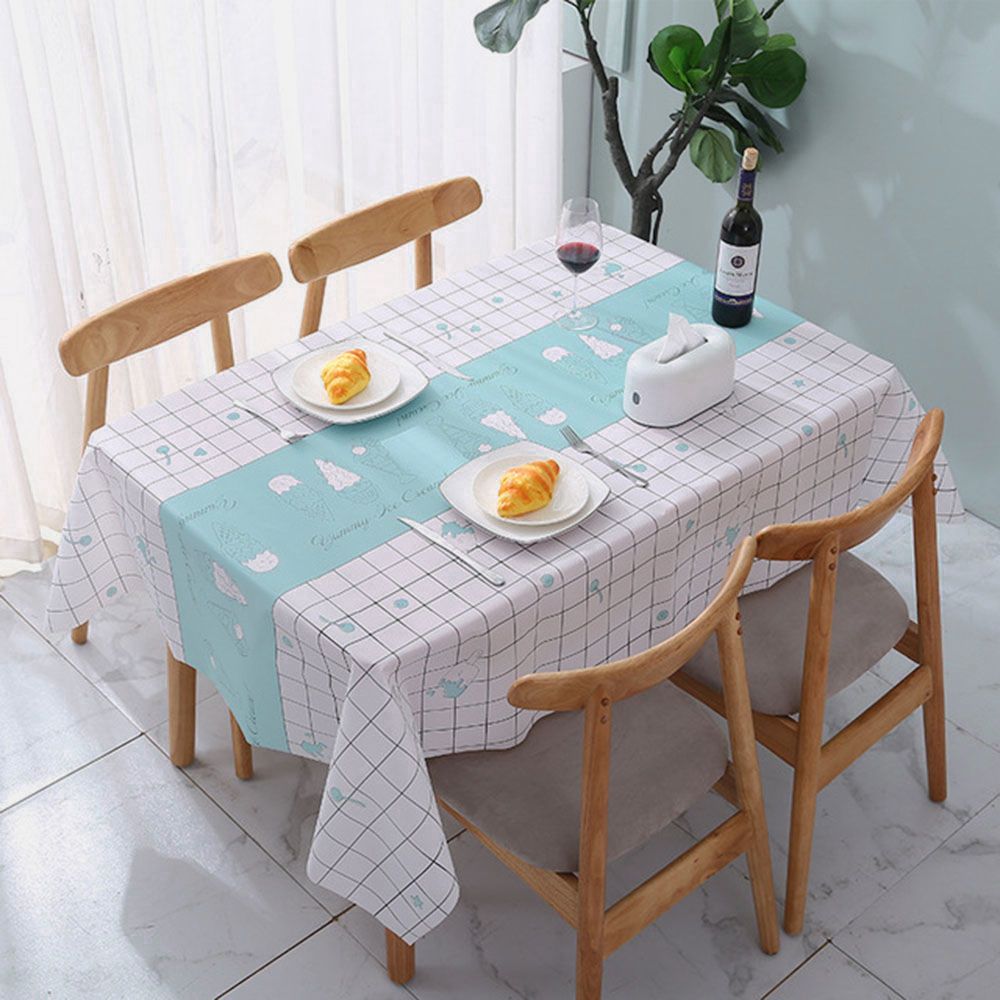 아이스크림 방수 테이블보 식탁보 137x180cm 2p