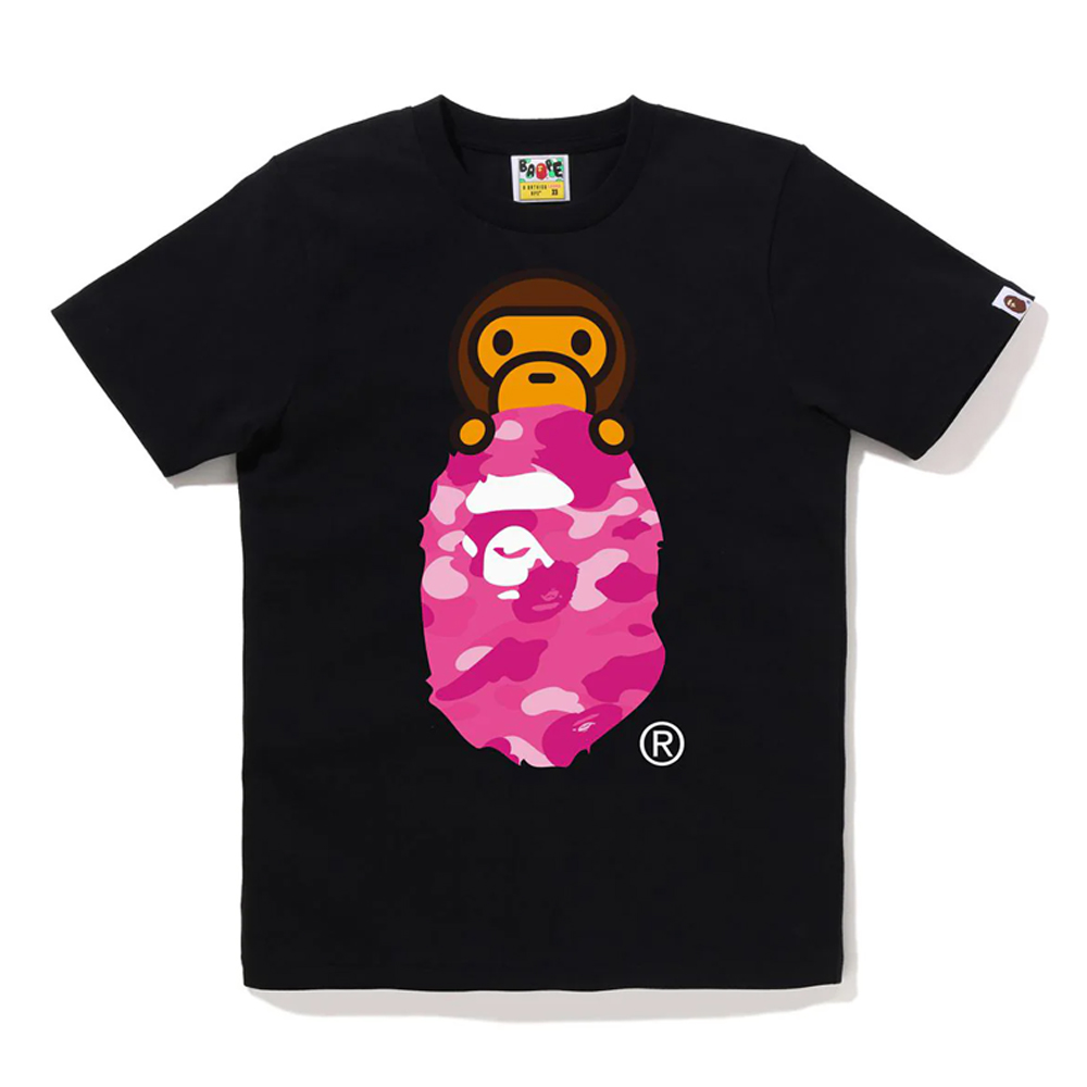 베이프 우먼즈 반팔티 COLOR CAMO MILO ON APE HEAD TEE 2L80-210-017 - 상세 이미지 2