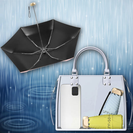 휴대용 5단 내손안 쏙 미니 우산 양산 자외선 차단 효과적 단열제 바람저항설계