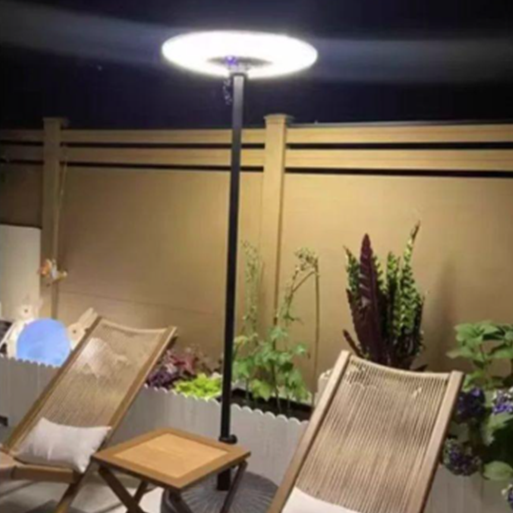 LED 태양광 인체감지 정원등 led등 벽등 태양광 정원등 E6000W +2m - 메인 이미지